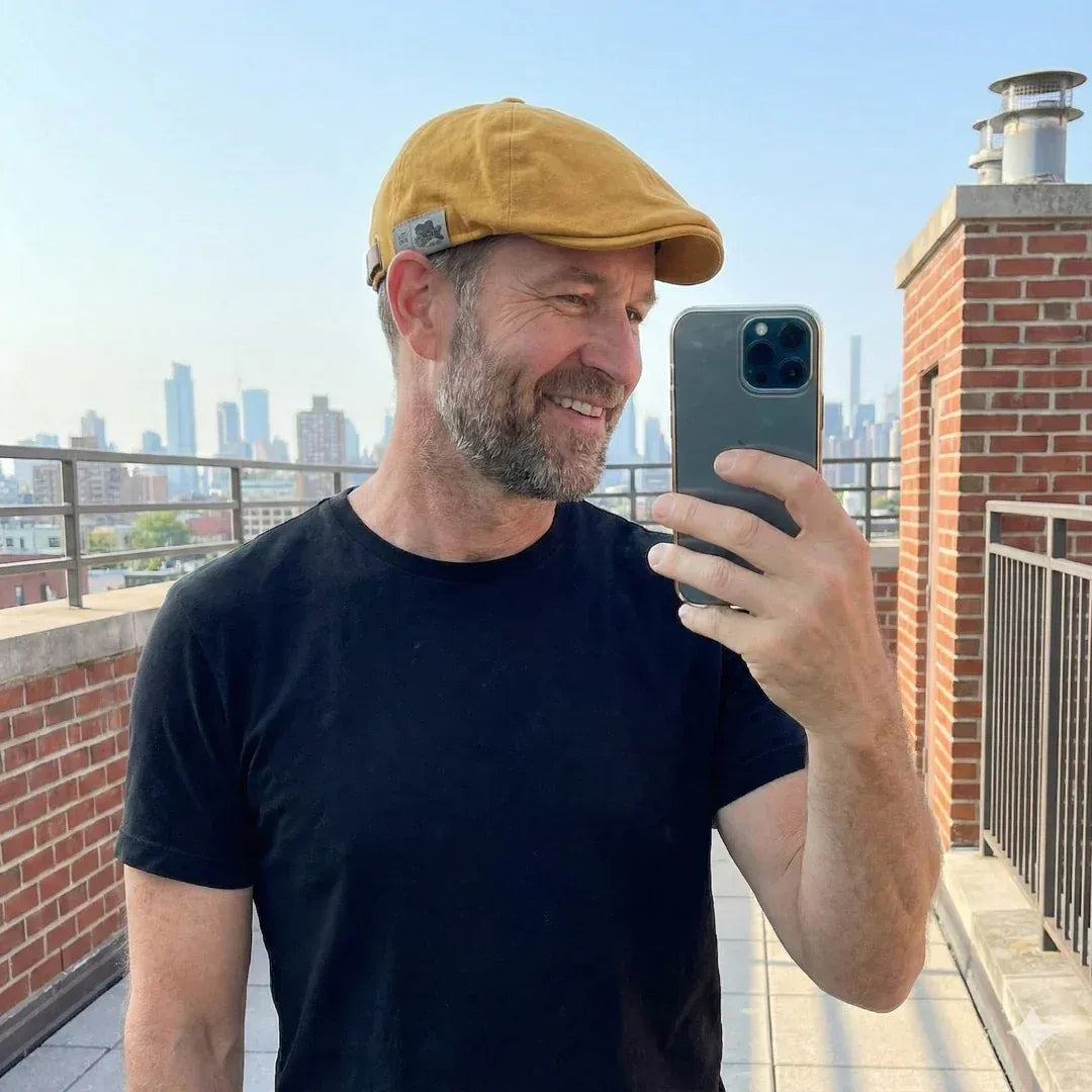 Carlos | Elegante gorra plana para hombre