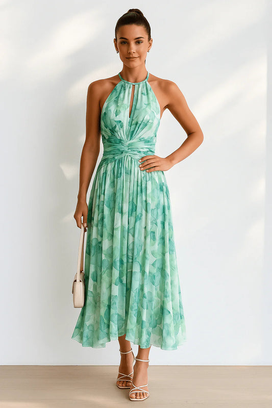 Amara | Elegante Vestido Largo Floral para Mujer Verano