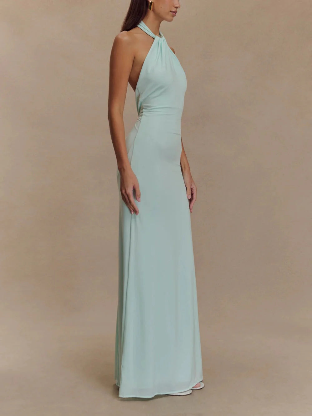 Blanca | Vestido Largo Mujer con Espalda Descubierta