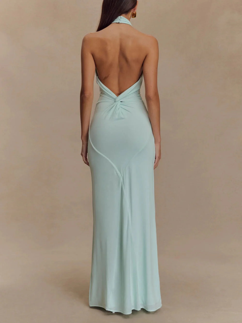 Blanca | Vestido Largo Mujer con Espalda Descubierta