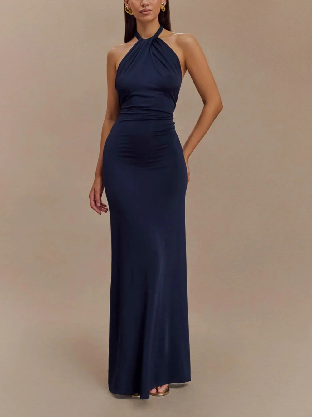 Blanca | Vestido Largo Mujer con Espalda Descubierta